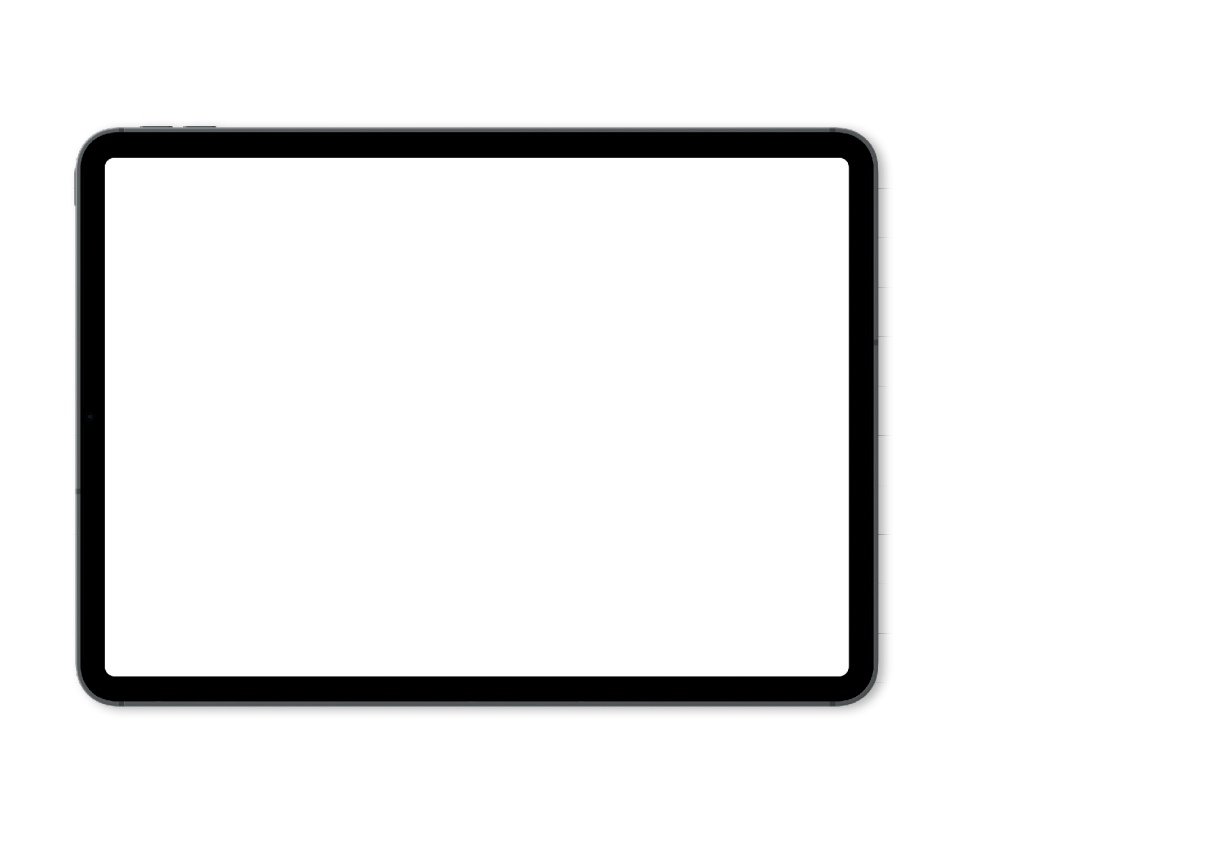 Top View iPad Pro 2018 Mockup by Anthony Boyd Graphics