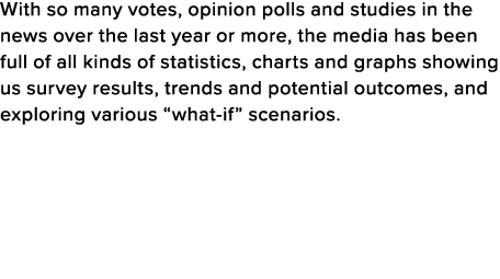 With so many votes, opinion polls and studies in the news over the last year or more, the media has been full of all    