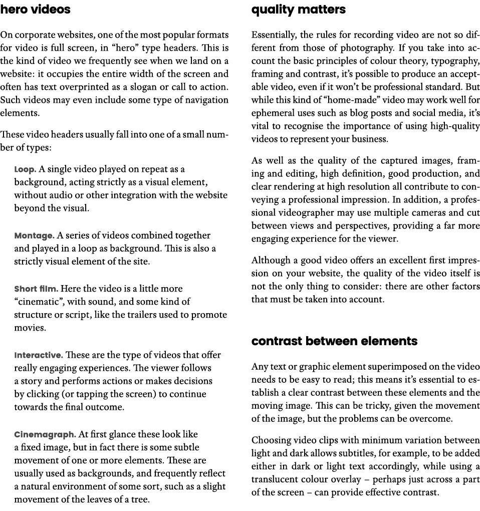hero videos On corporate websites, one of the most popular formats for video is full screen, in  hero  type headers     