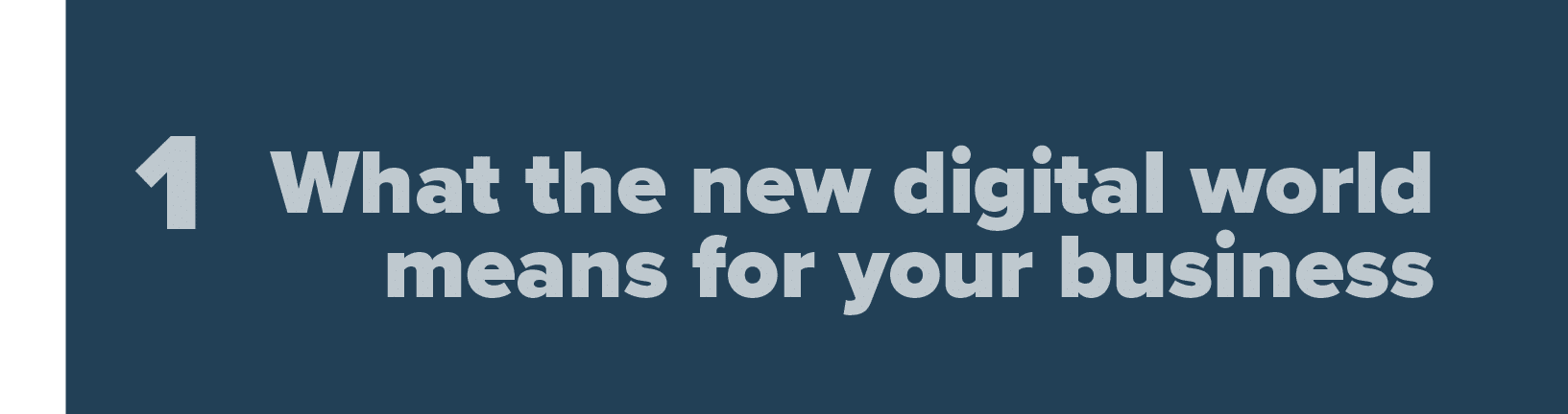 1,What the new digital world means for your busines