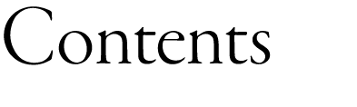 Contents