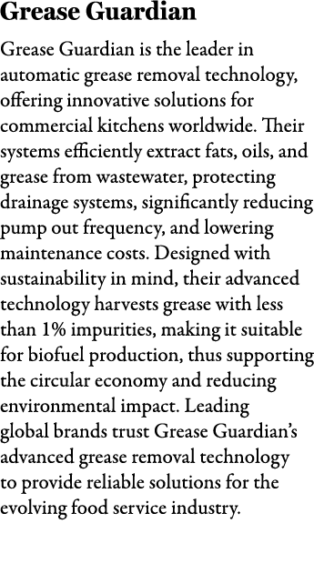 Grease Guardian Grease Guardian is the leader in automatic grease removal technology, offering innovative solutions f...