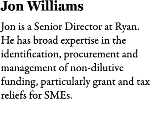 Jon Williams Jon is a Senior Director at Ryan. He has broad expertise in the identification, procurement and manageme...